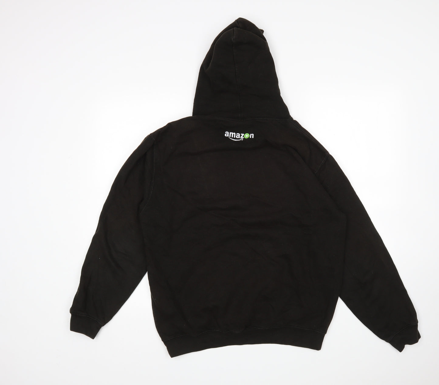Awdis Mens Black   Pullover Hoodie Size M  - Mr Robot
