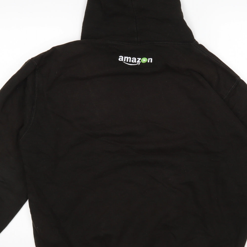 Awdis Mens Black   Pullover Hoodie Size M  - Mr Robot