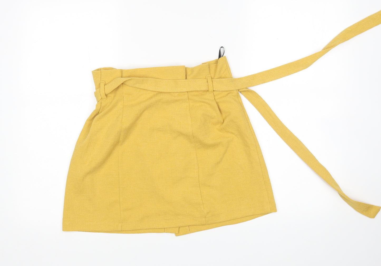 Primark Womens Yellow   Mini Skirt Size 12