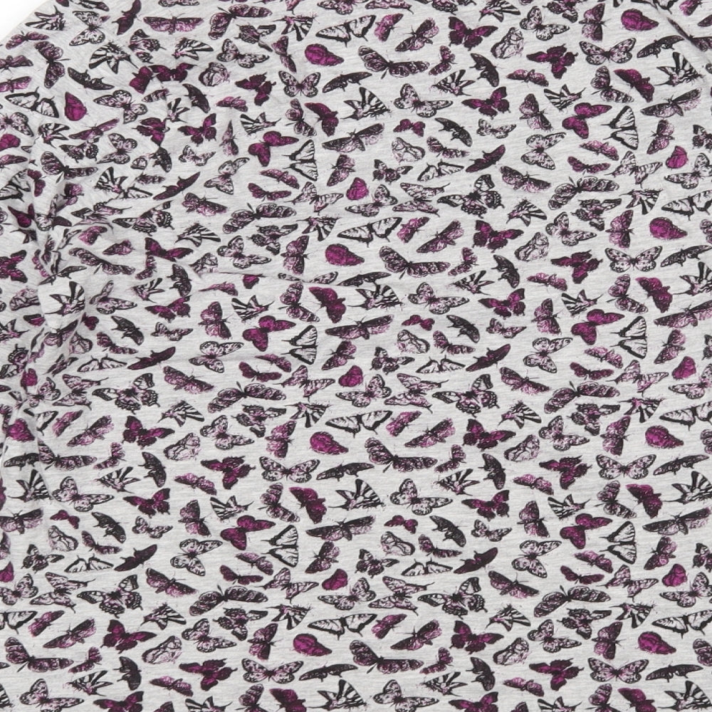 Pep & Co Womens Multicoloured Animal Print  Basic T-Shirt Size 18