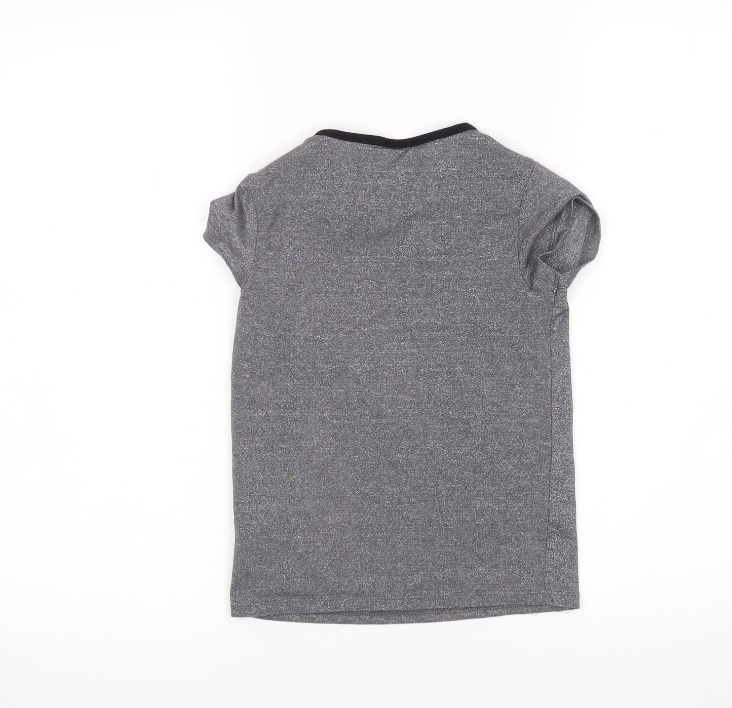 NEXT Girls Silver   Basic T-Shirt Size 6 Years