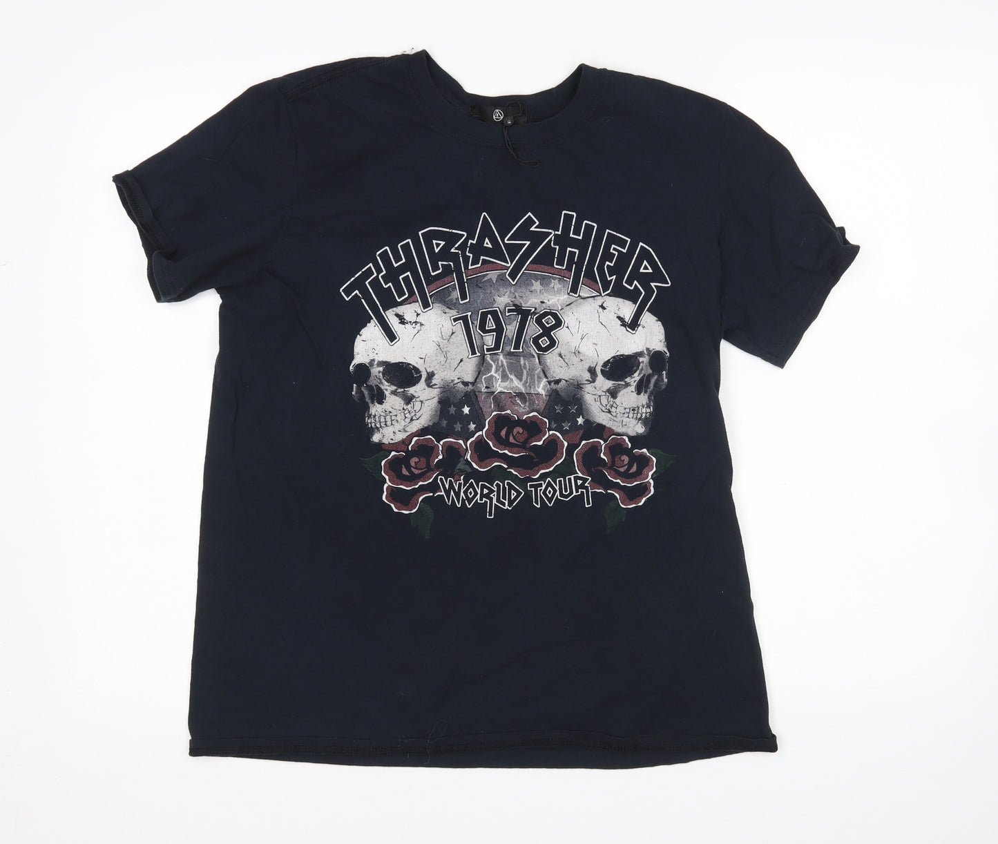 Missguided Womens Multicoloured Floral  Basic T-Shirt Size S