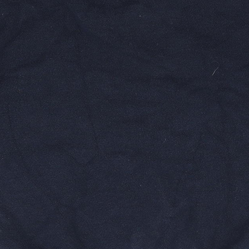 NEXT Mens Blue   Henley Jumper Size S  - Navy Blue