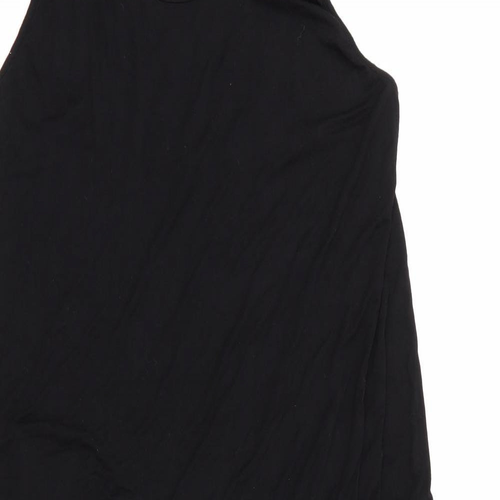 Resort Womens Black   Maxi  Size 16  - Crochet T Back Detail Beach Dress