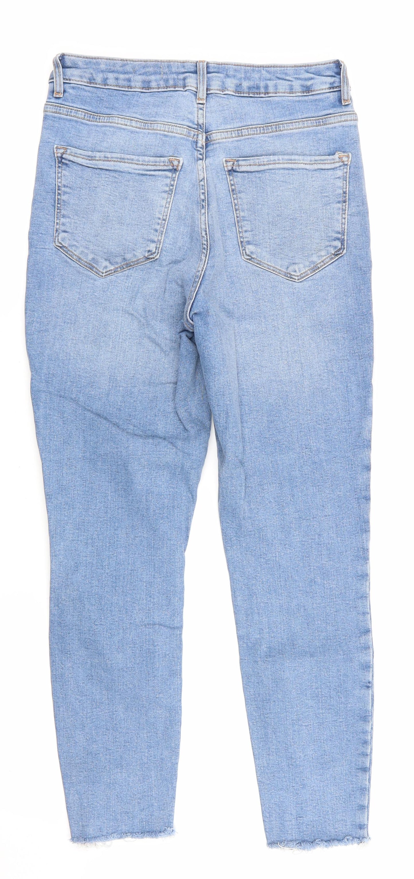 New Look Ashleight Womens Blue   Skinny Jeans Size 10 L25 in - Cropped