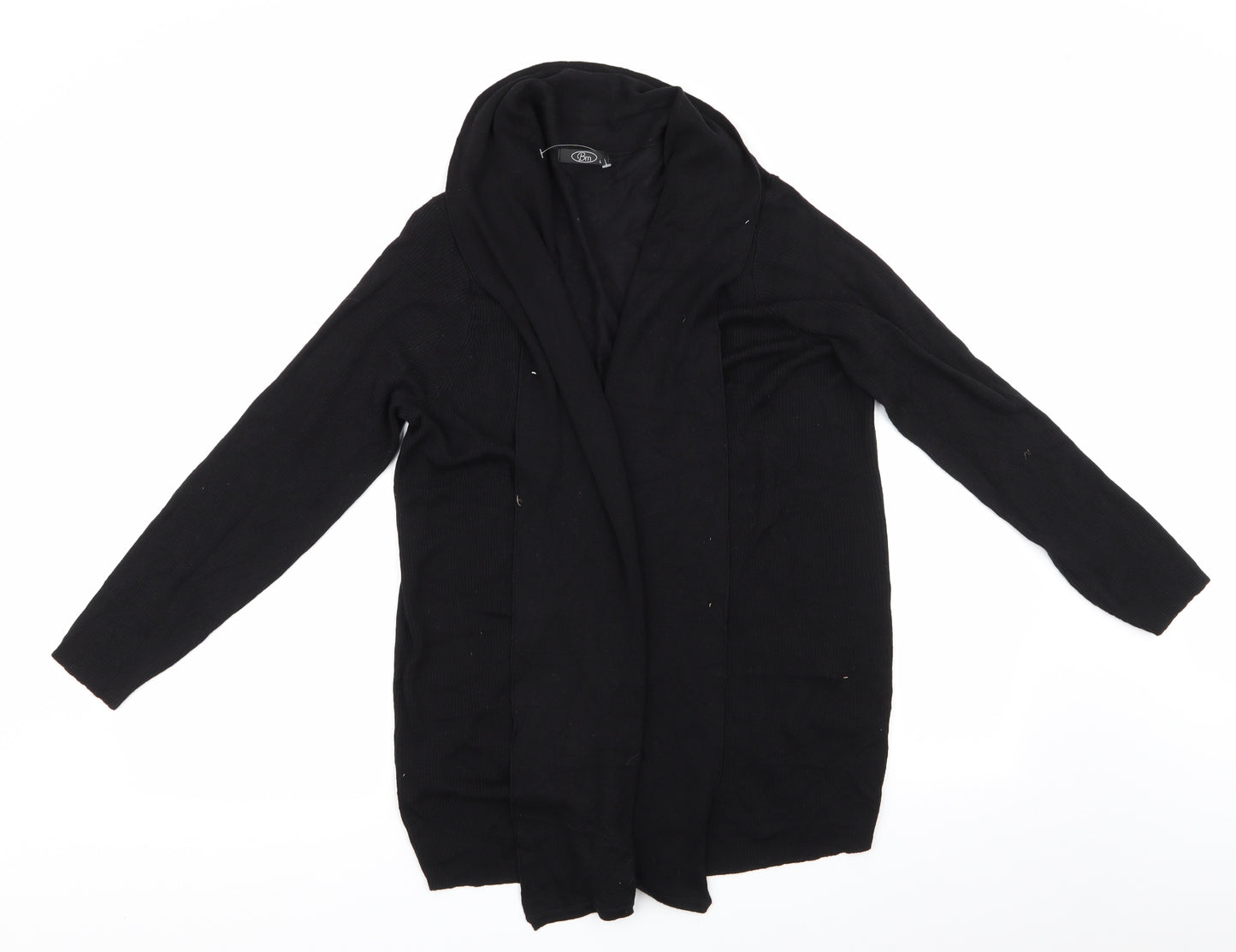 BM Womens Black   Cardigan Jumper Size L  - Longline Cardigan