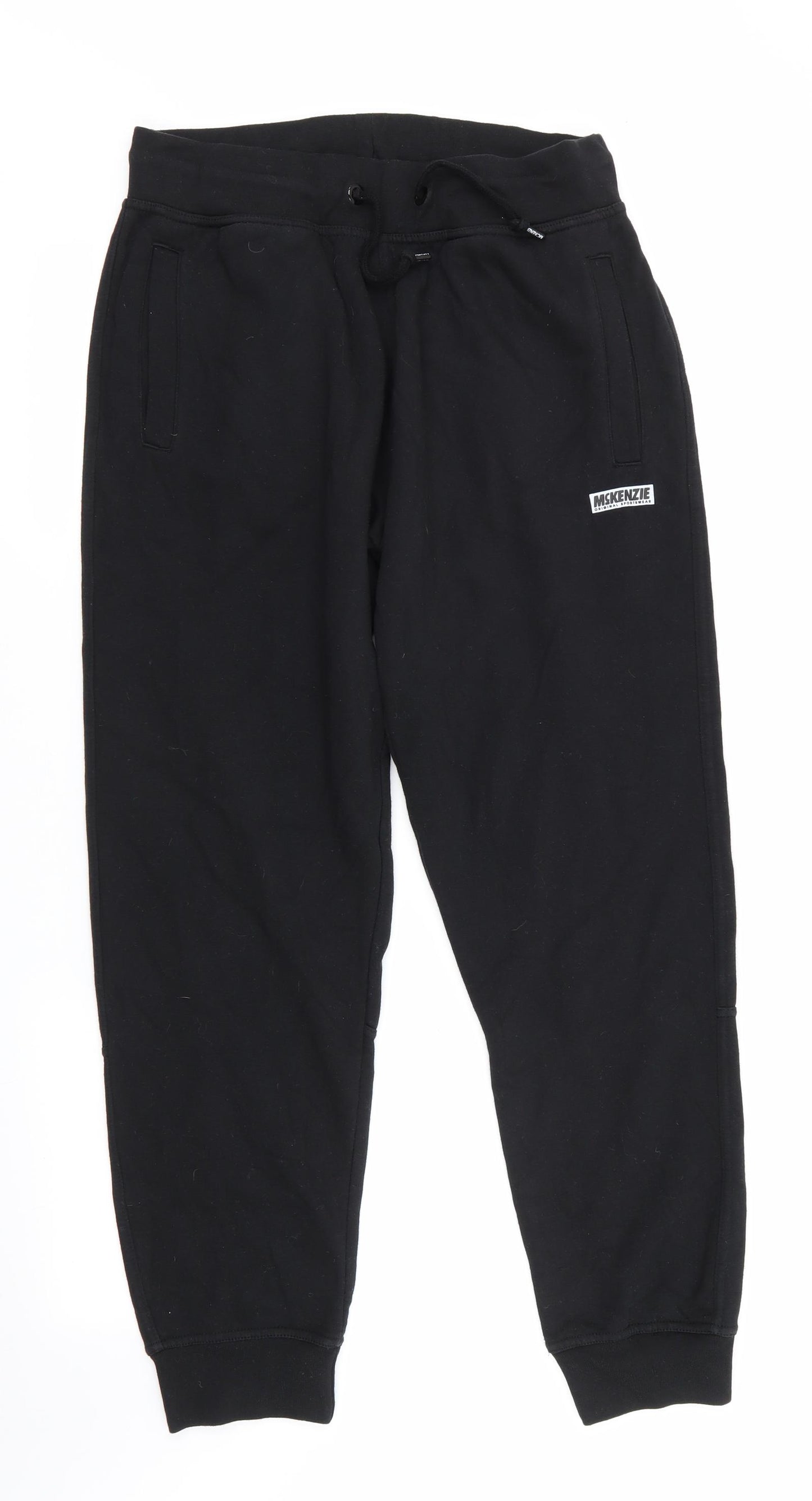 McKenzie Mens Black   Sweatpants Trousers Size XL L29 in