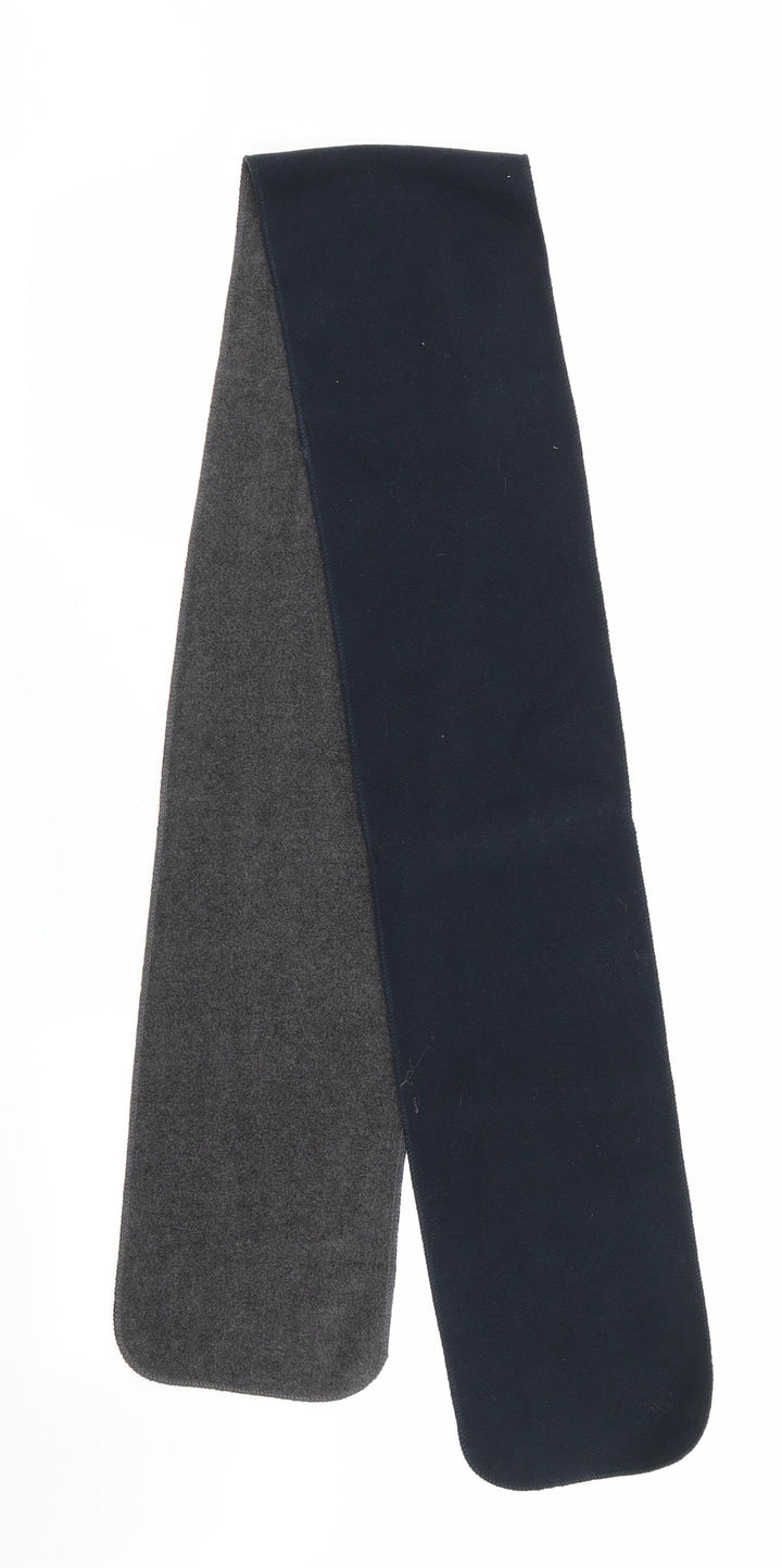 Grabal Alok Mens Blue  Fleece Scarf  One Size  - Blue & Grey