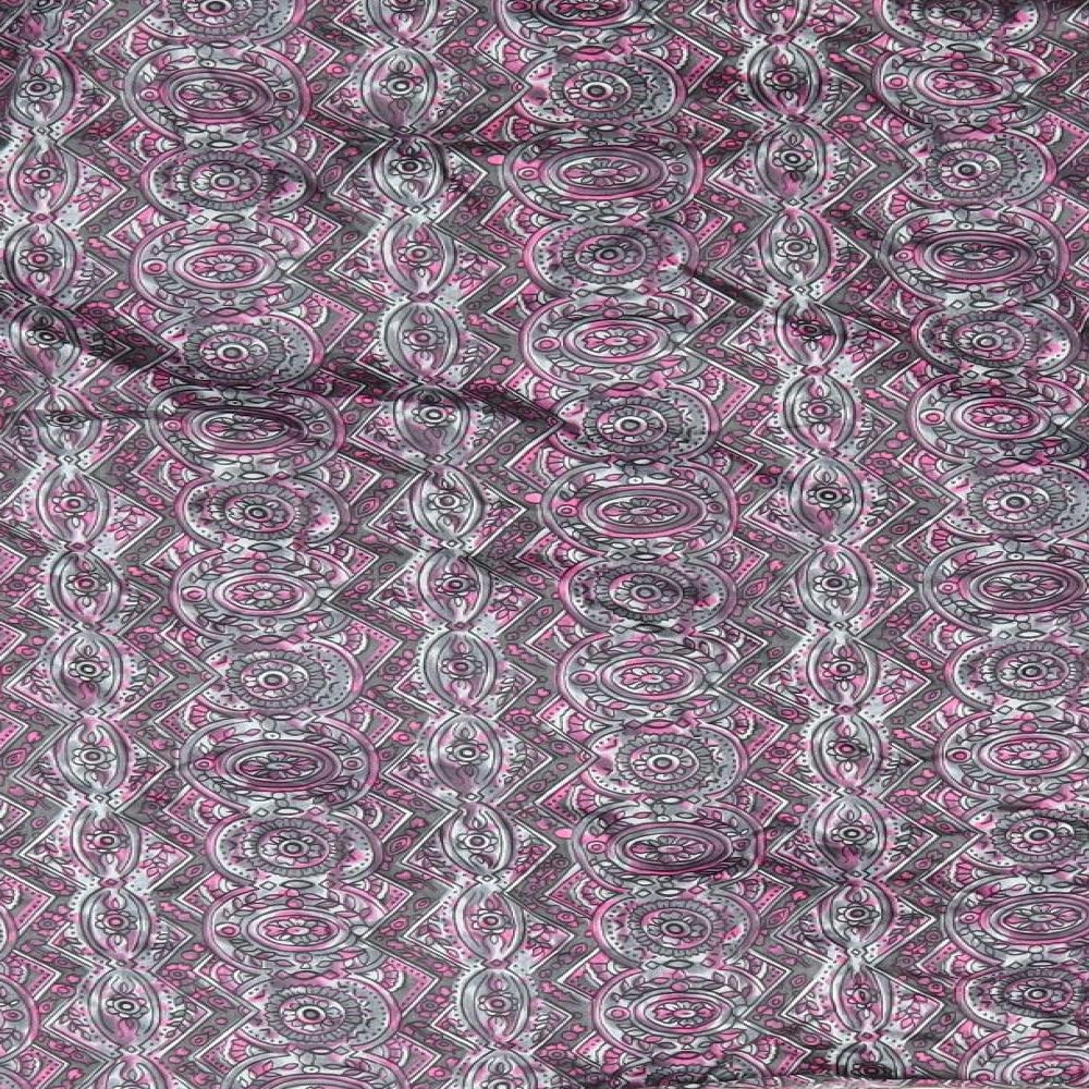 Wilray Separates Womens Grey Geometric  Basic Button-Up Size 16  - Frilled collar Pink & Grey
