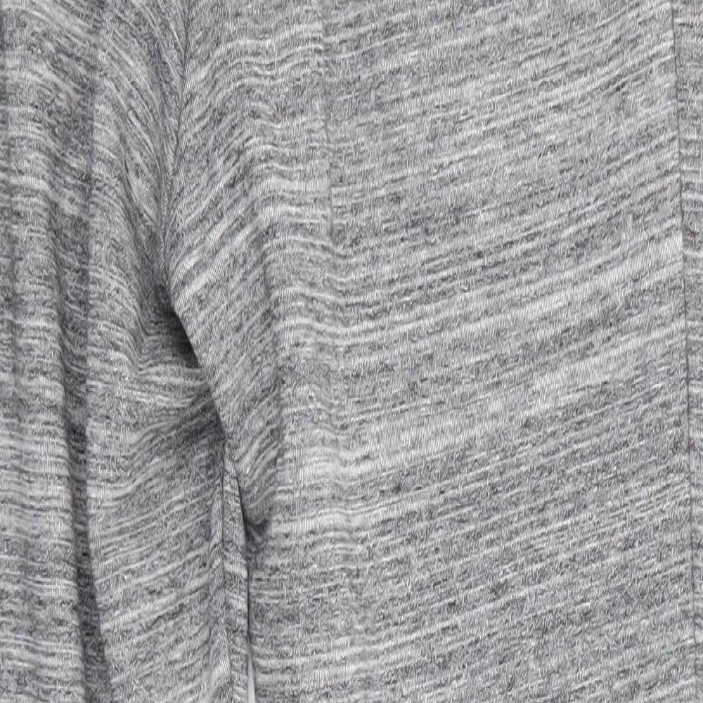 Souluxe Womens Grey   Jogger Trousers Size S L28 in - Grey White Mix
