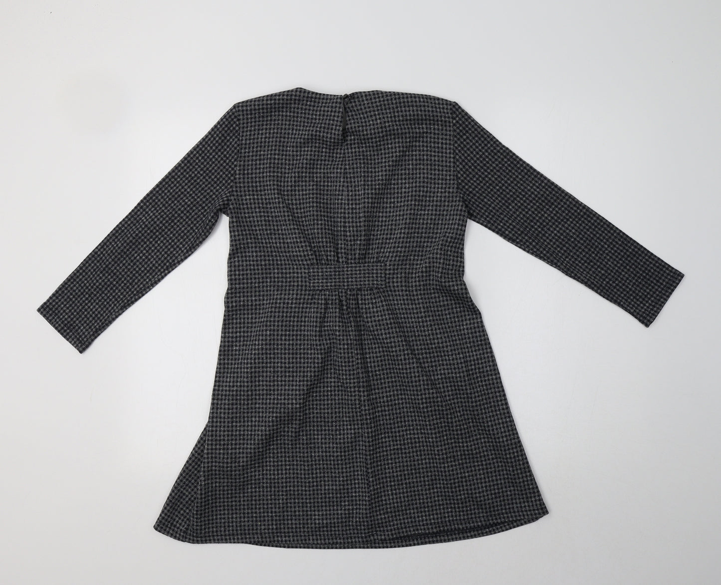 Zara Girls Grey Check  A-Line  Size 10 Years
