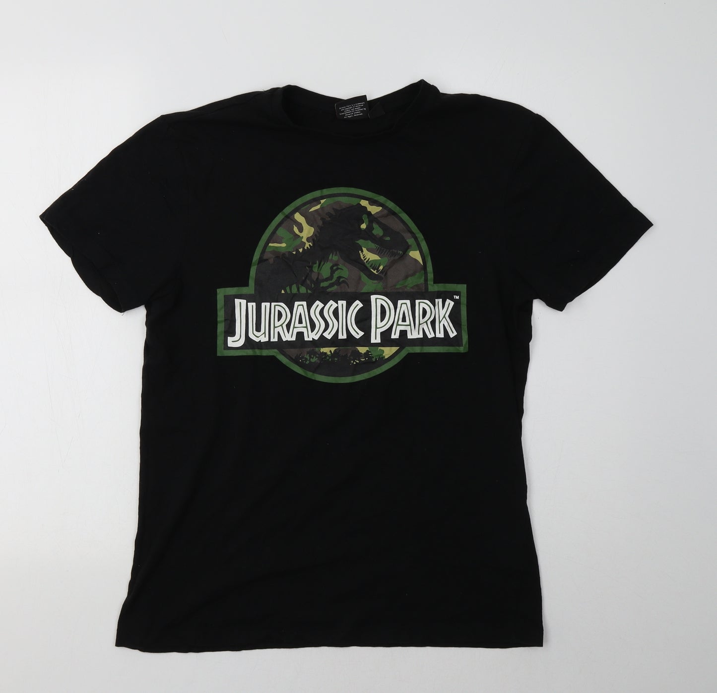 Primark Womens Beige   Basic T-Shirt Size M  - Jurassic Park
