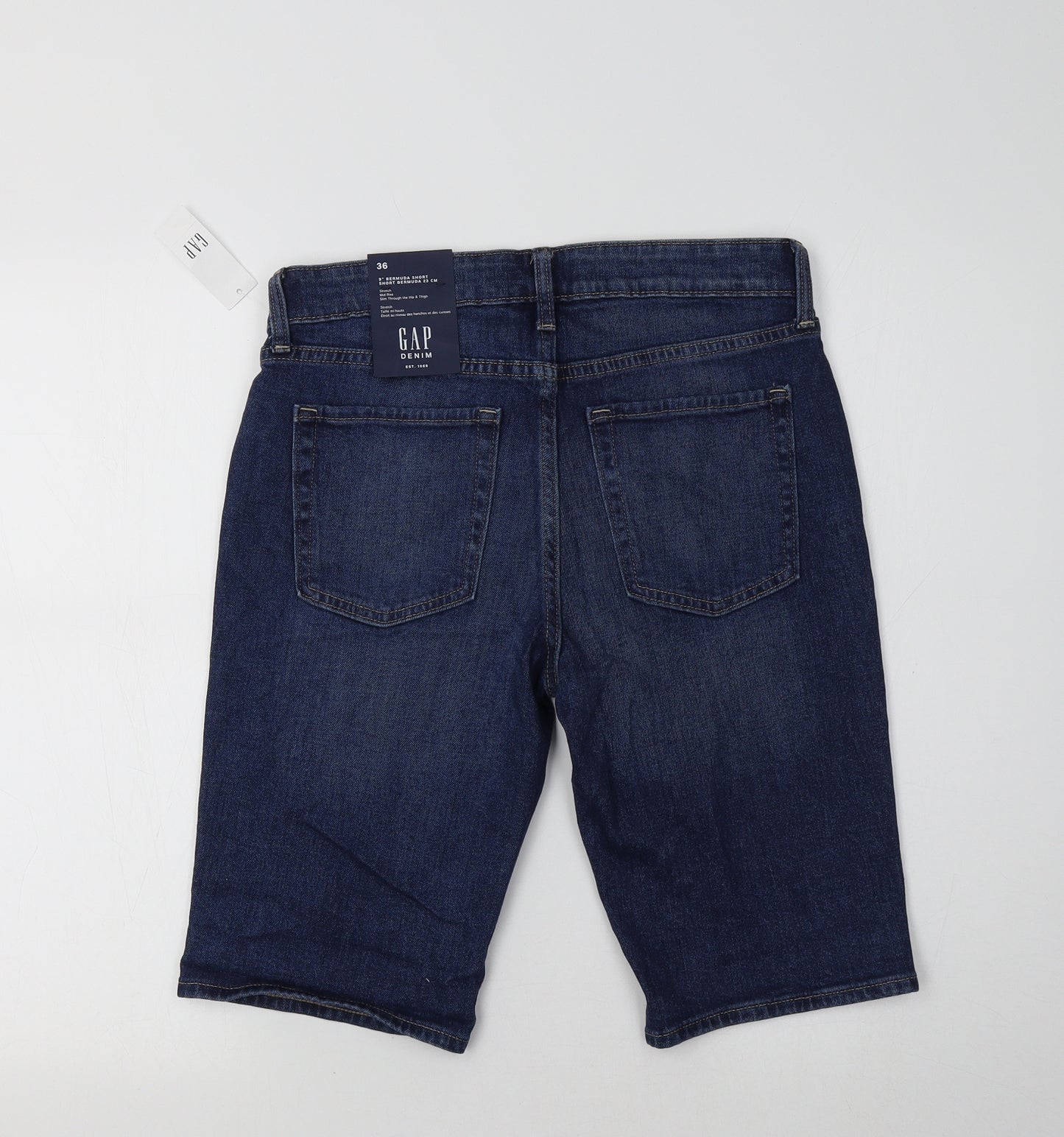 Gap Womens Blue  Denim Boyfriend Shorts Size 8