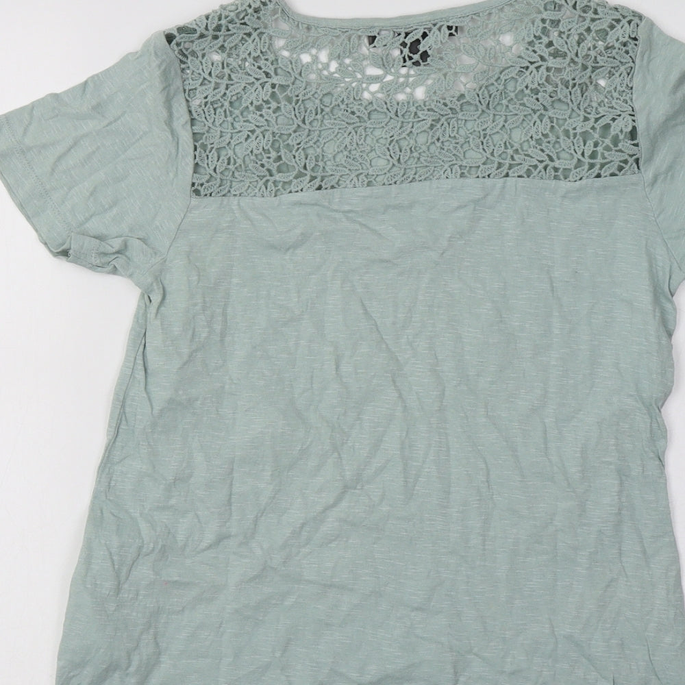 Primark Womens Green   Basic T-Shirt Size 6