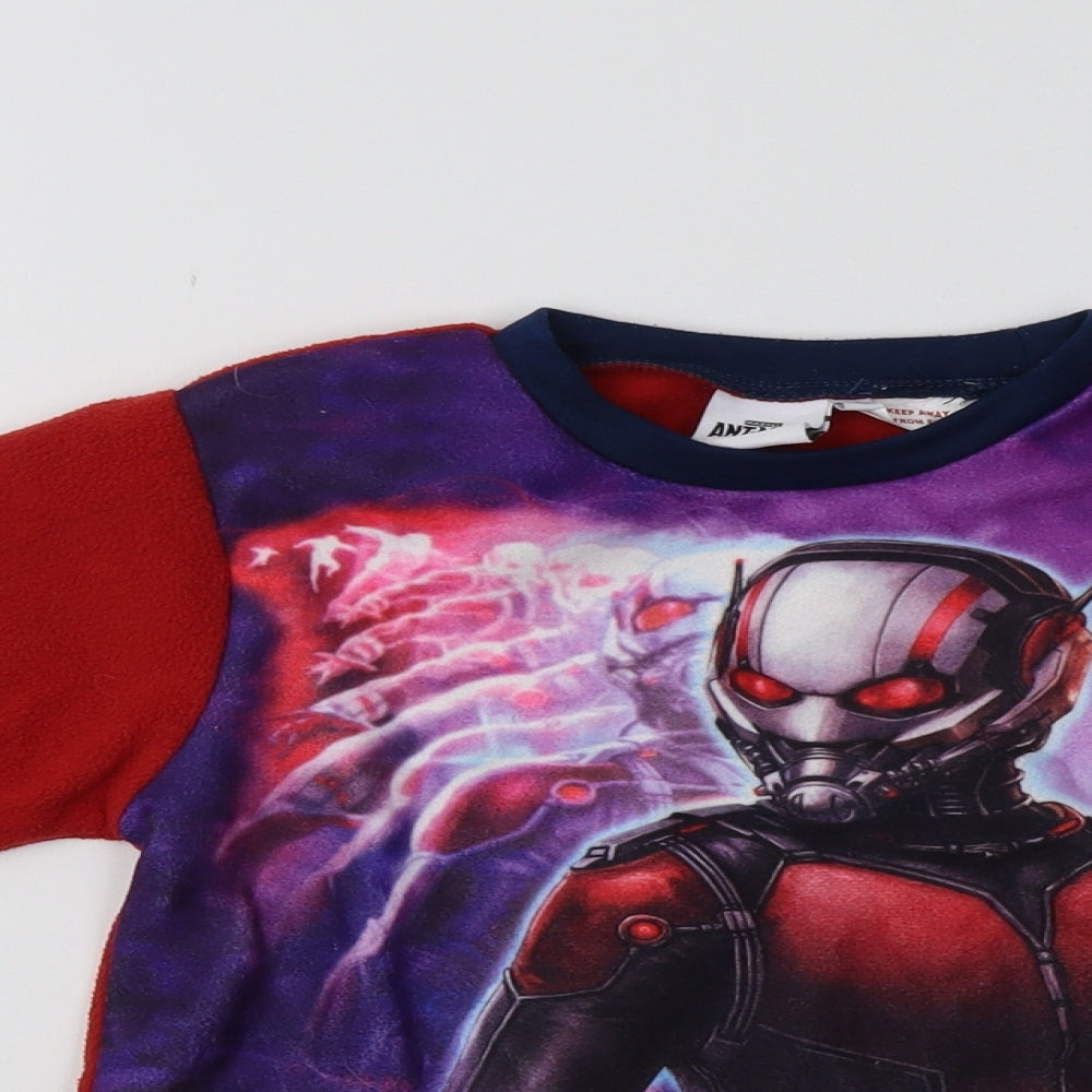 Marvel Boys Red    Pyjama Top Size 6 Years  - Ant-Man