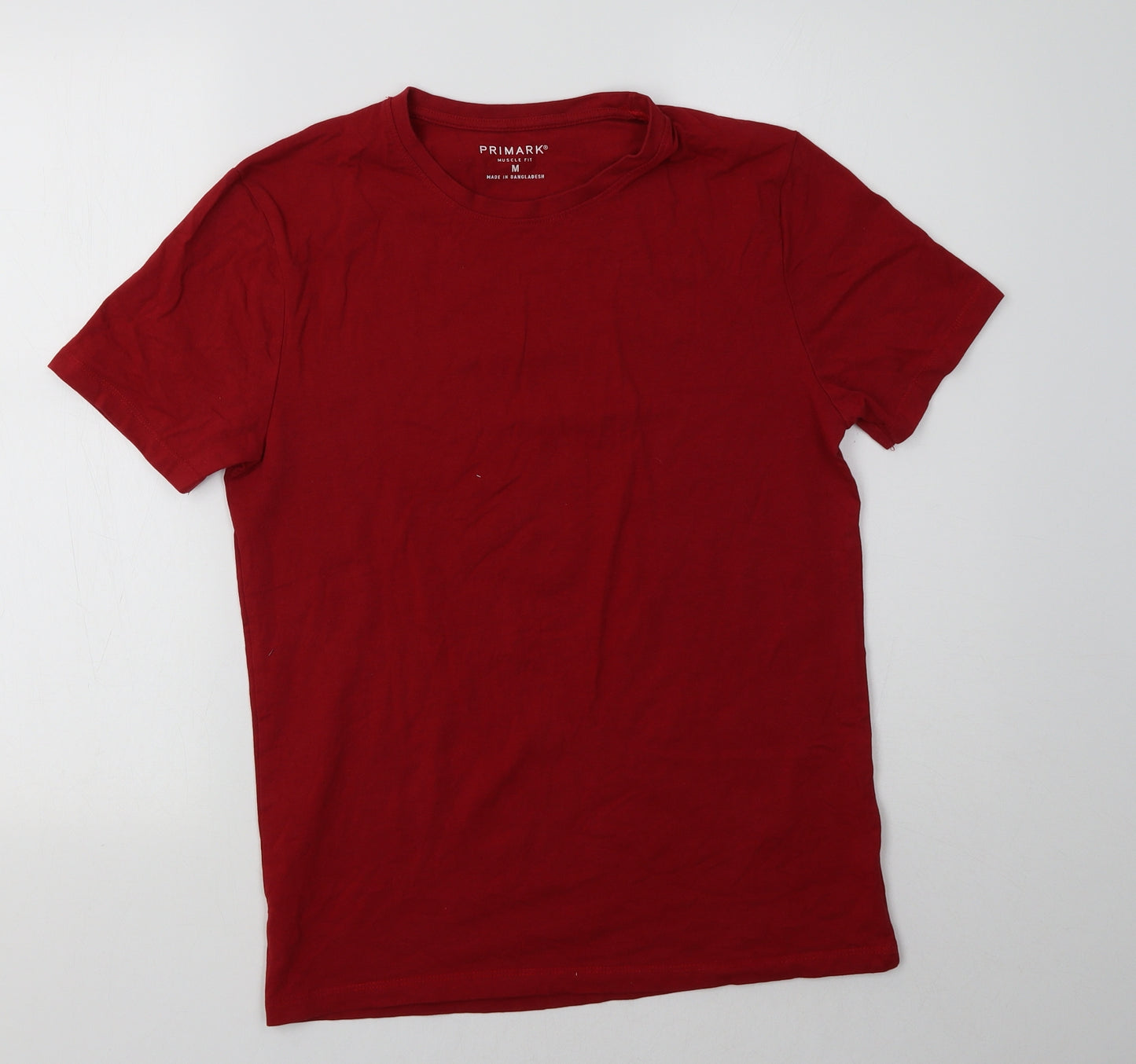 Primark Womens Red   Basic T-Shirt Size M