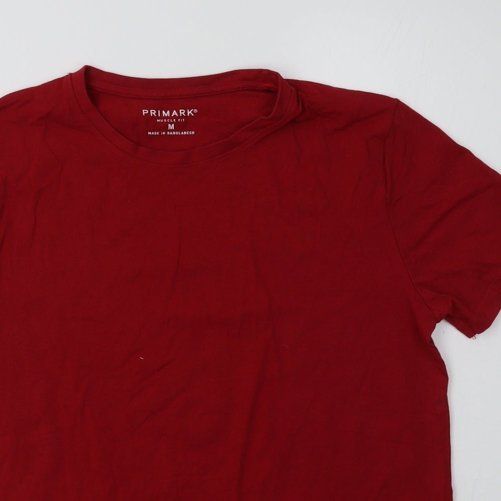 Primark Womens Red   Basic T-Shirt Size M