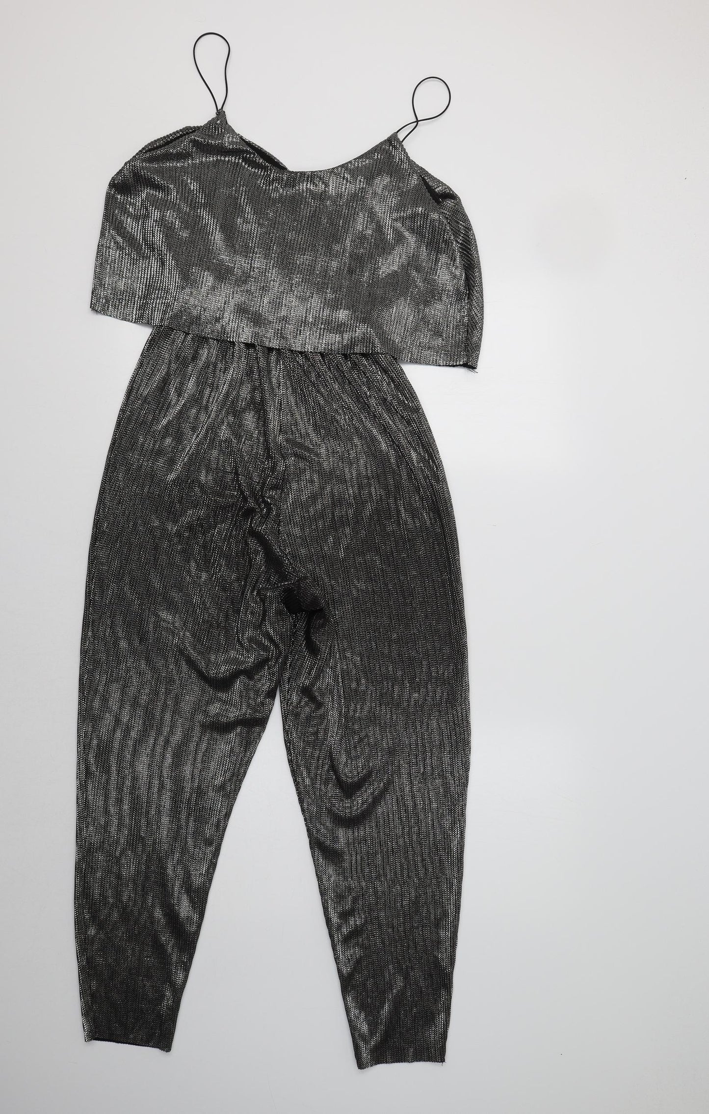 Primark Womens Silver   Jumpsuit One-Piece Size 12 L26 in