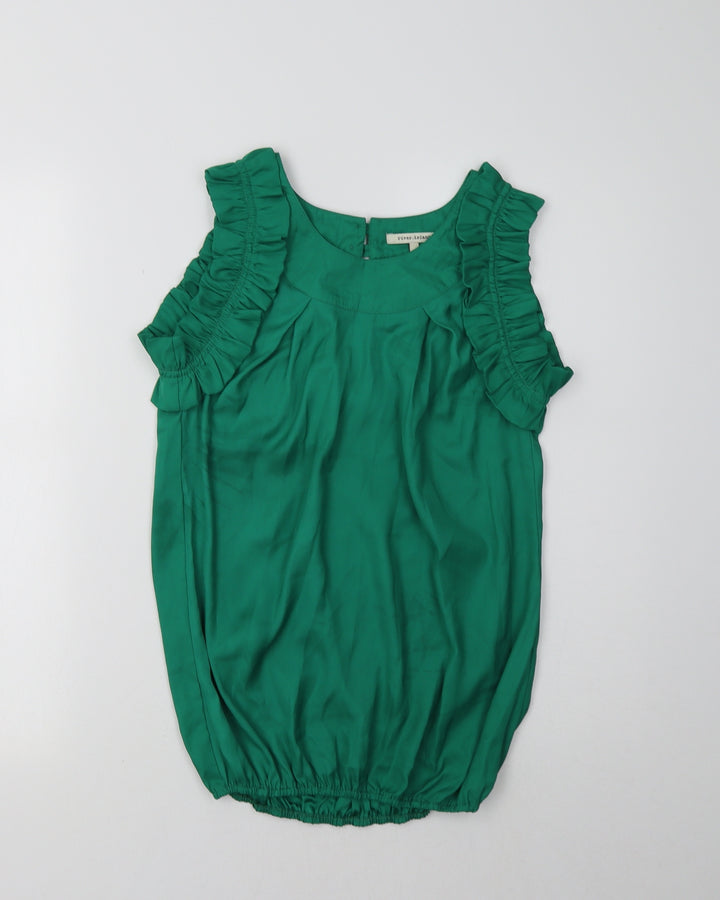 River Island Womens Green   Basic Blouse Size 6