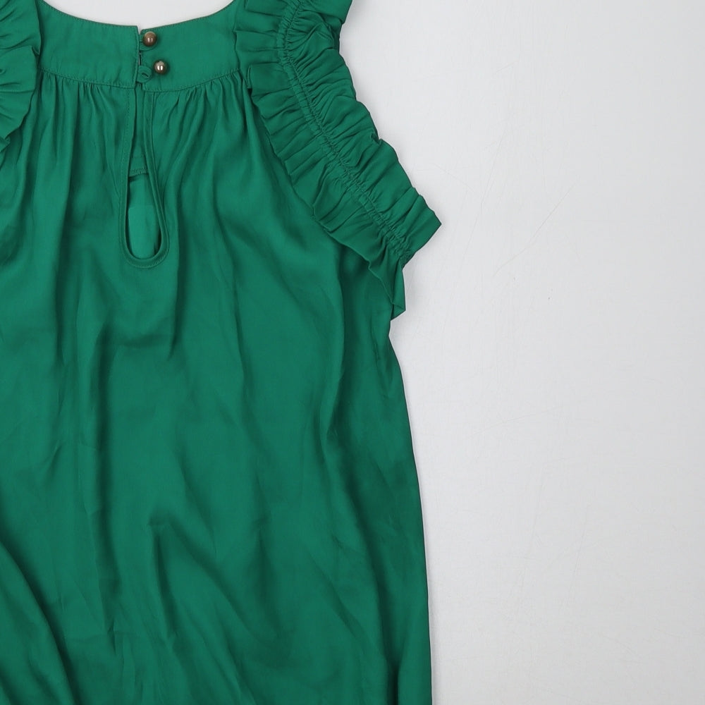 River Island Womens Green   Basic Blouse Size 6