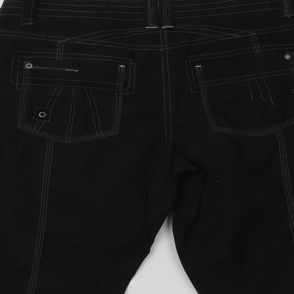 NEXT Womens Black   Cargo Shorts Size 8