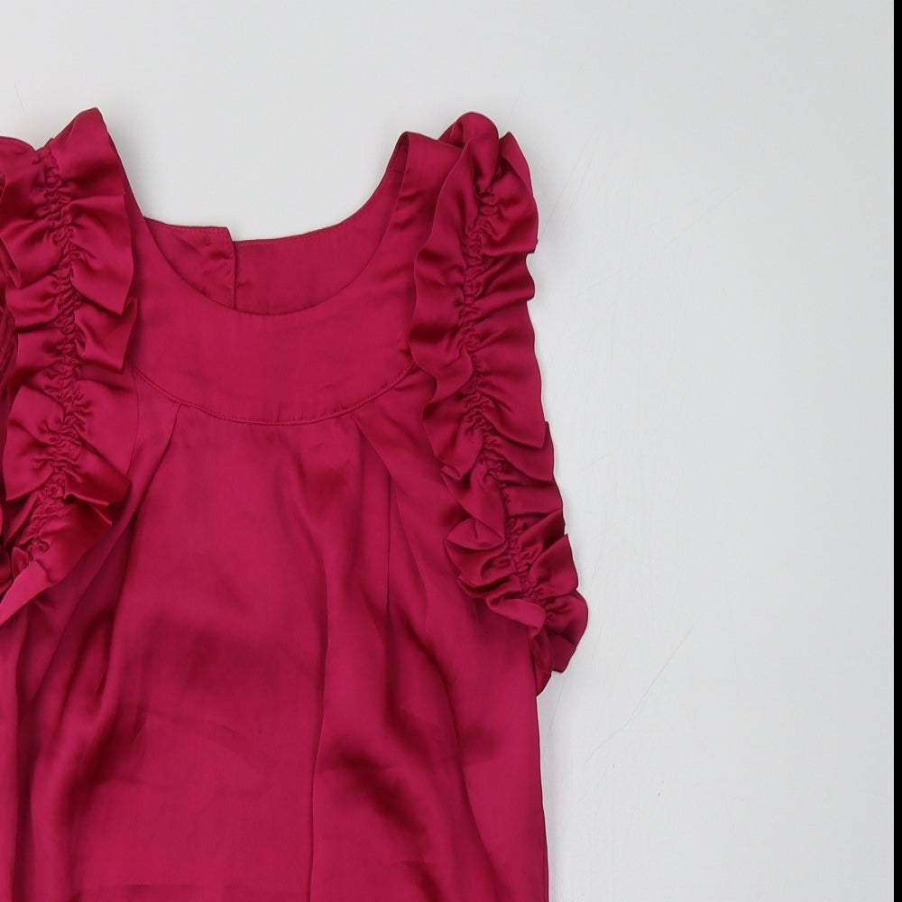 River Island Womens Purple   Basic Blouse Size 6