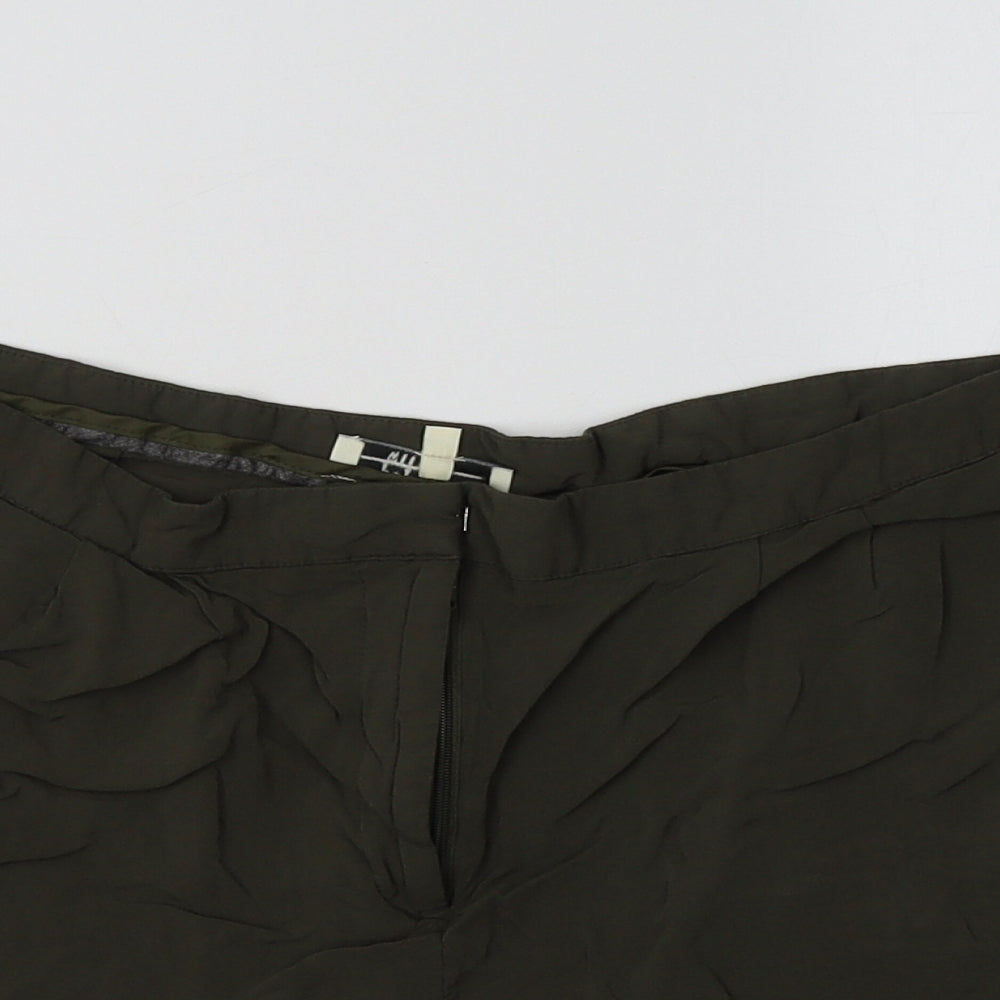 Papaya Womens Green   Bermuda Shorts Size 14 - Lace Detail