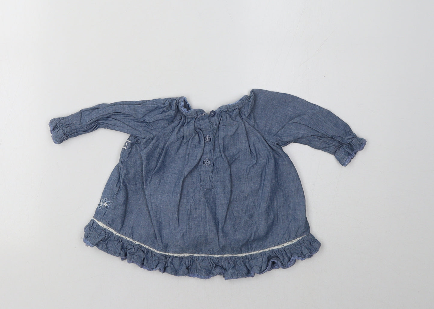 NEXT Baby Blue   Basic Blouse Size 0-3 Months
