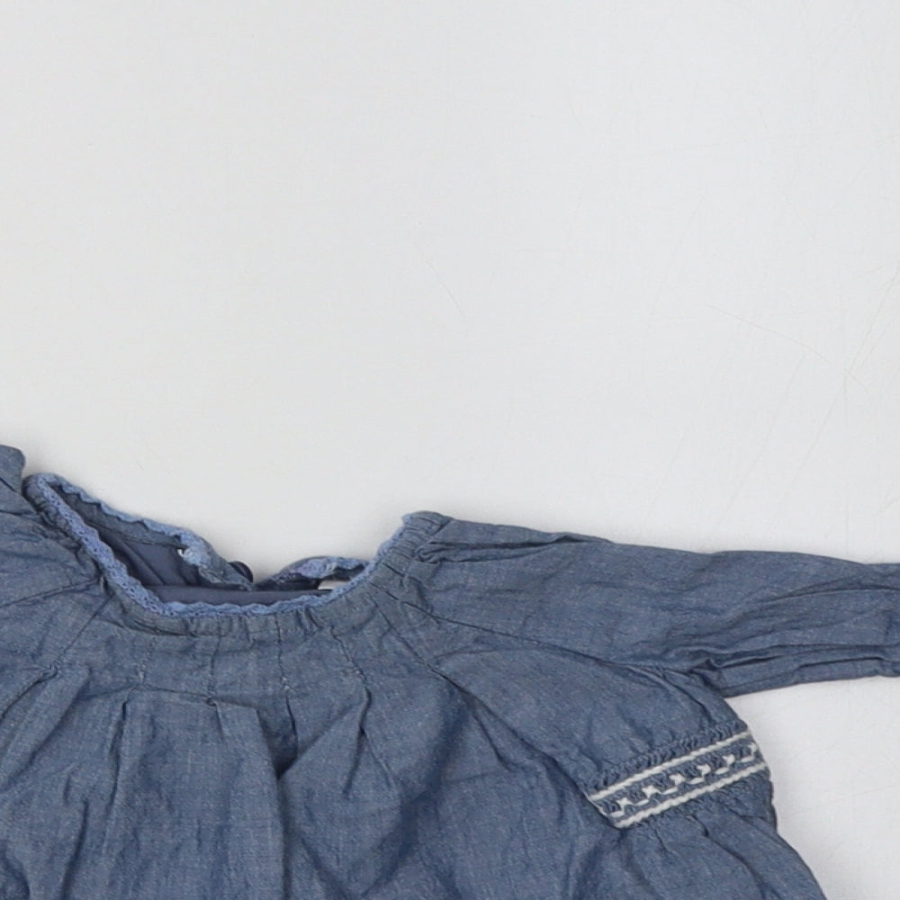 NEXT Baby Blue   Basic Blouse Size 0-3 Months