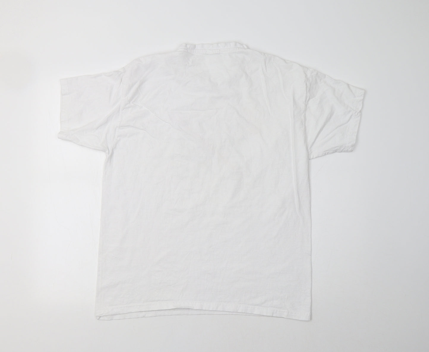 Boohoo Womens White   Basic T-Shirt Size L