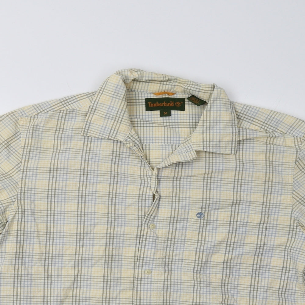 Timberland Mens Multicoloured Check   Button-Up Size M