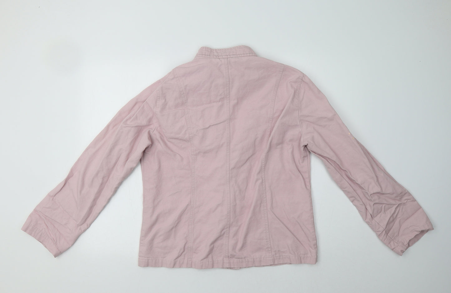 Alibi Womens Pink  Denim Jacket  Size 16