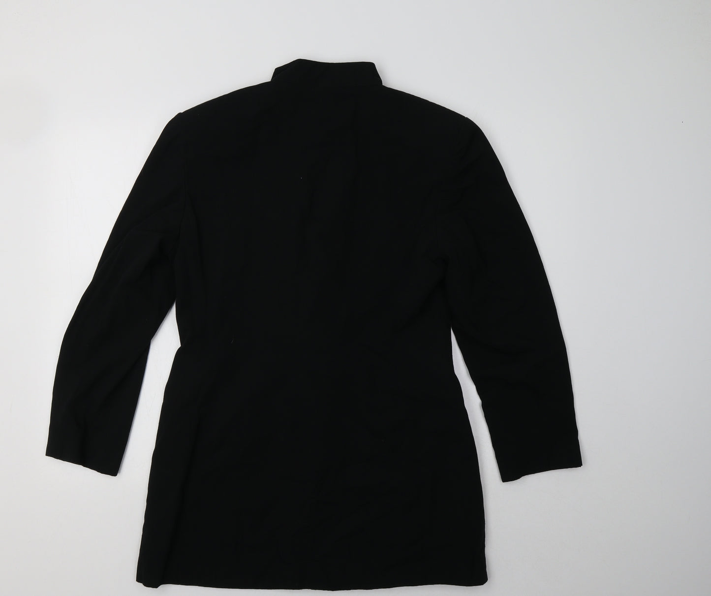 Style Womens Black   Overcoat Coat Size 14