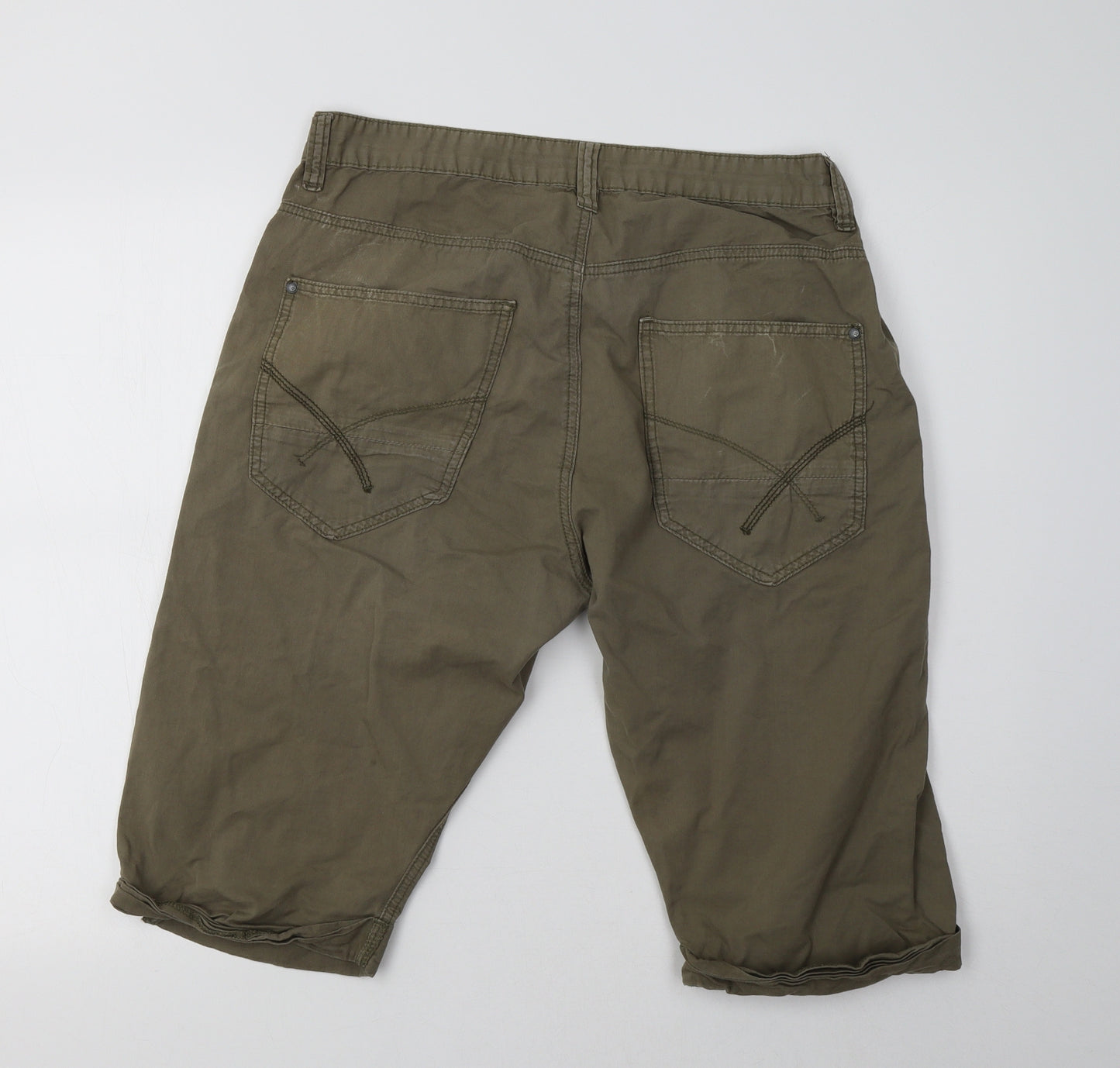 NEXT Mens Green   Cargo Shorts Size 34