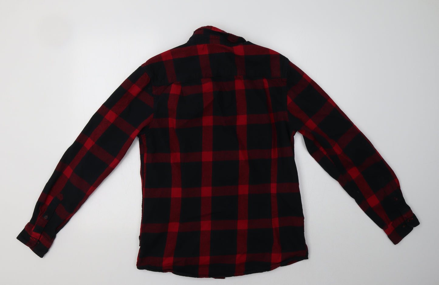 Firetrap Mens Red Check   Button-Up Size M