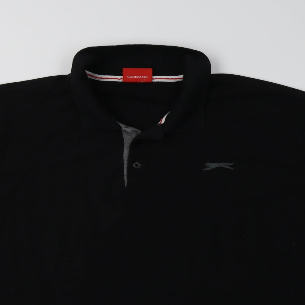 Slazenger Mens Black    Polo Size 3XL