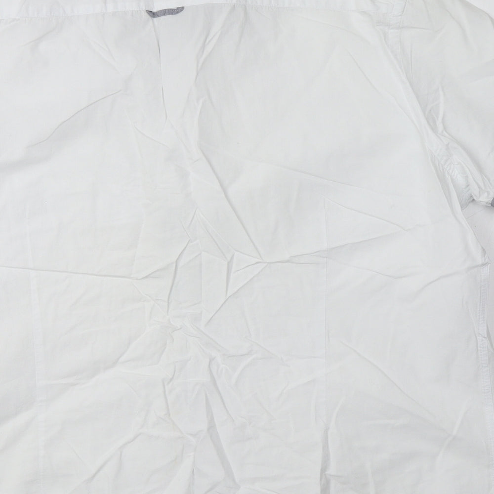 Burton Mens White    Button-Up Size 2XL