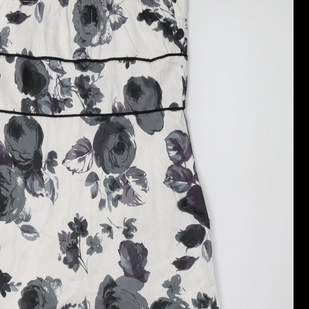 Apricot Womens Grey Floral  Bodycon  Size S