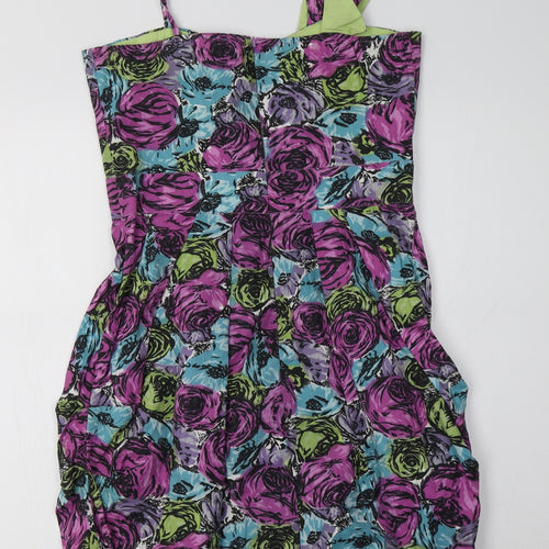 River Island Womens Multicoloured Floral  Bodycon  Size 12