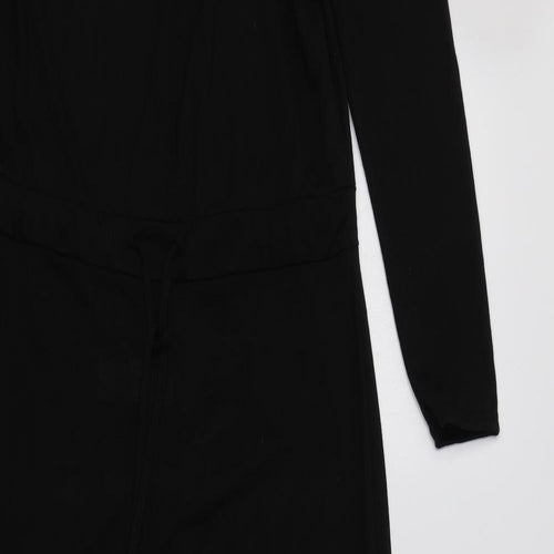 Boohoo Womens Black   Jumpsuit One-Piece Size 10 L31 in