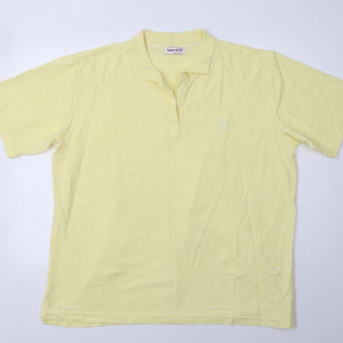 Bonmarché Womens Yellow   Basic T-Shirt Size XL