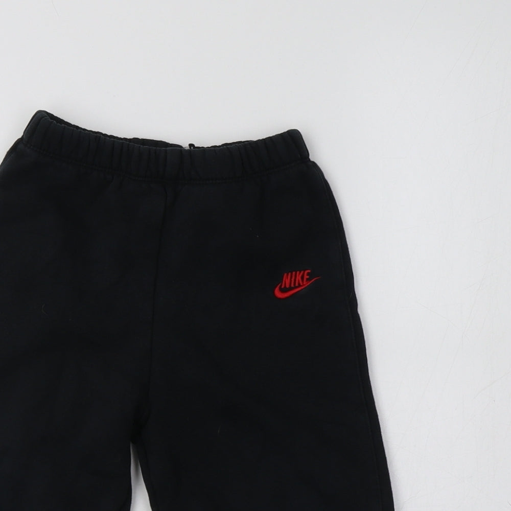 Nike Boys Black   Jogger Trousers Size 2-3 Years