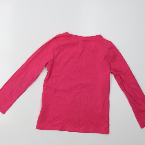 Disney Girls Pink   Basic T-Shirt Size 7-8 Years  - Minnie Mouse
