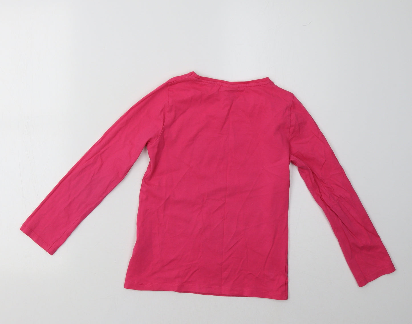 Disney Girls Pink   Basic T-Shirt Size 7-8 Years  - Minnie Mouse