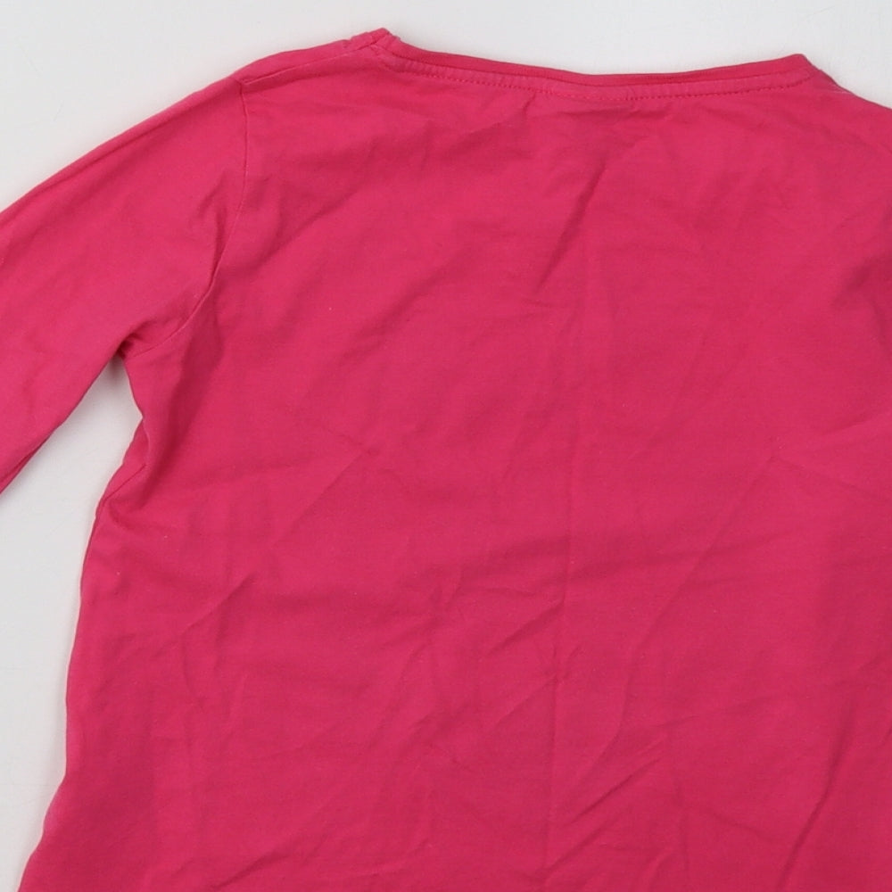 Disney Girls Pink   Basic T-Shirt Size 7-8 Years  - Minnie Mouse