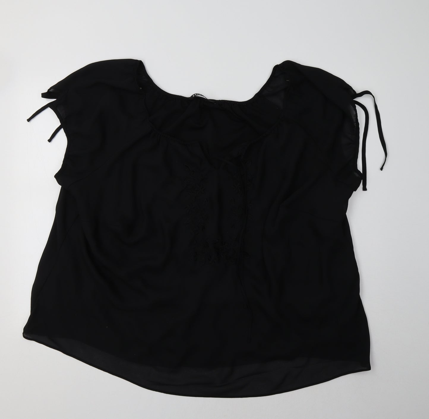 essence Womens Black   Basic Blouse Size 30