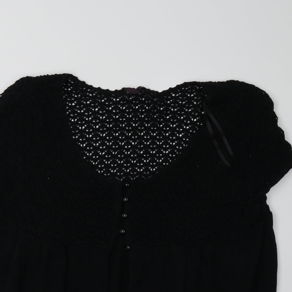 Evans Womens Black   Cardigan Jumper Size 22