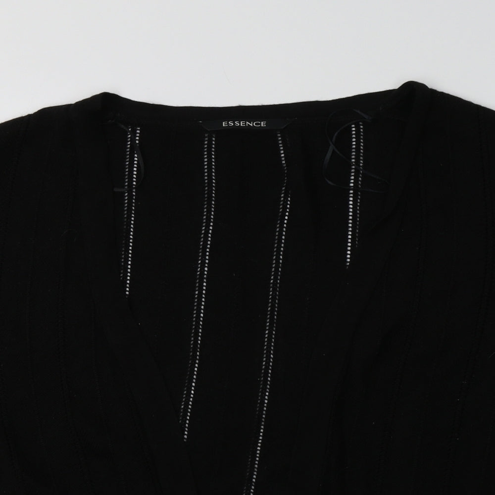 Evans Womens Black   Cardigan Jumper Size 26