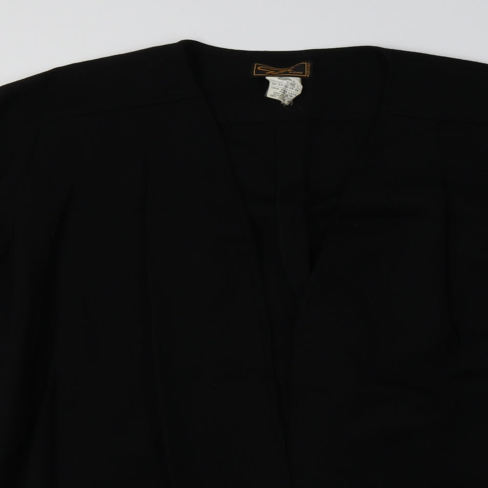 Gibi Womens Black   Overcoat Coat Size 26