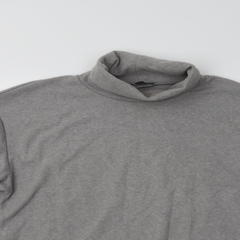 Zara Womens Grey   Pullover Jumper Size M